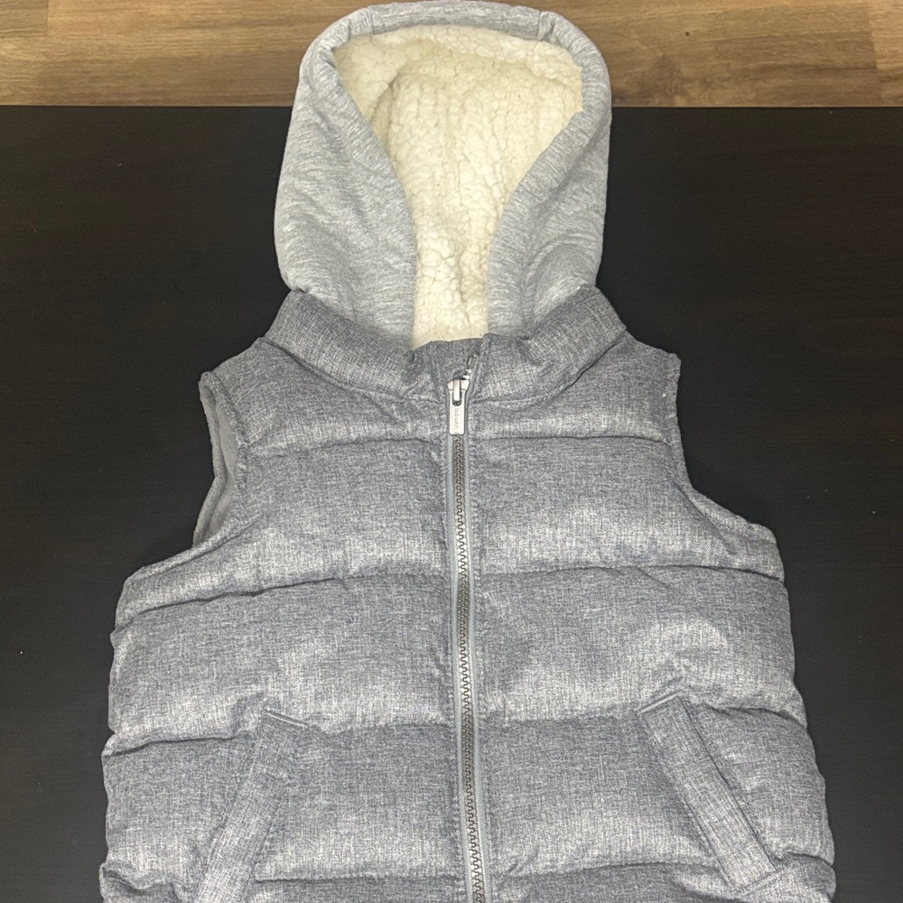Old Navy Gray Fleece-Lined Jacket